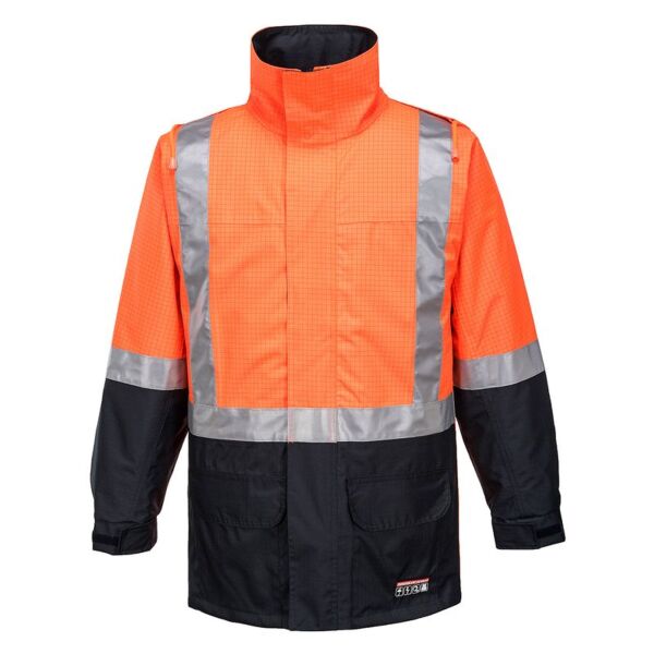 Huski Amp Hi-Vis Contrast Rain Jacket Thumbnail
