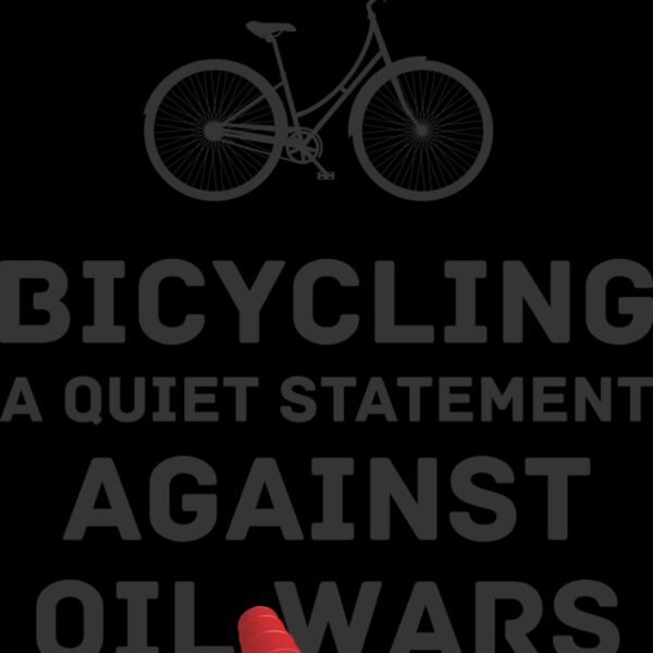 Bicycling a quiet statement against oil wars Thumbnail