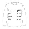 Custom Full Sublimated Long Sleeve Tee (MOQ 10) Thumbnail