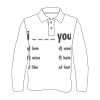 Custom Full Sublimated Long Sleeve Polo (MOQ 10) Thumbnail