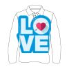 Custom Full Sublimated Long Sleeve Polo (MOQ 10) Thumbnail